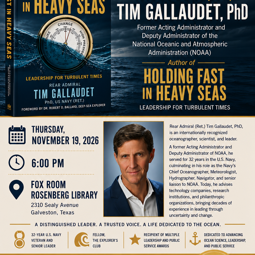 Float the Boat Honoree Book Signing with Tim Gallaudet, PhD - logo